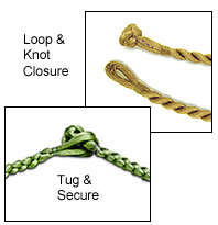 loop knot cord demonstration